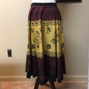 Boho Skirt Kaktus Size Small